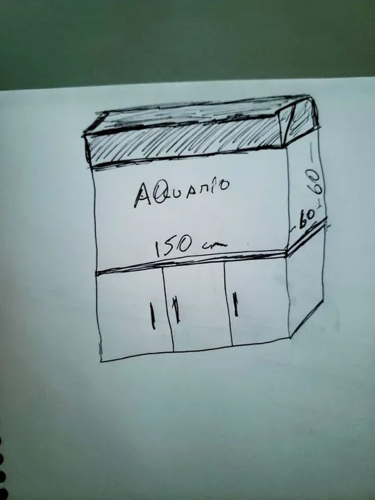 Aquário Grande com movel - Foto 2