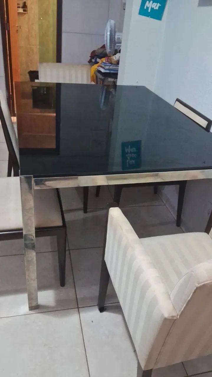 Mesa de Jantar em Vidro Temperado - Foto 5