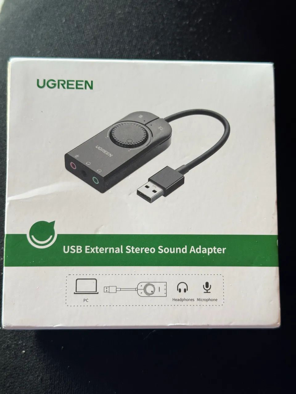 Placa de áudio UGREEN - FRETE GRÁTIS PARA SÃO LUÍS-MA 