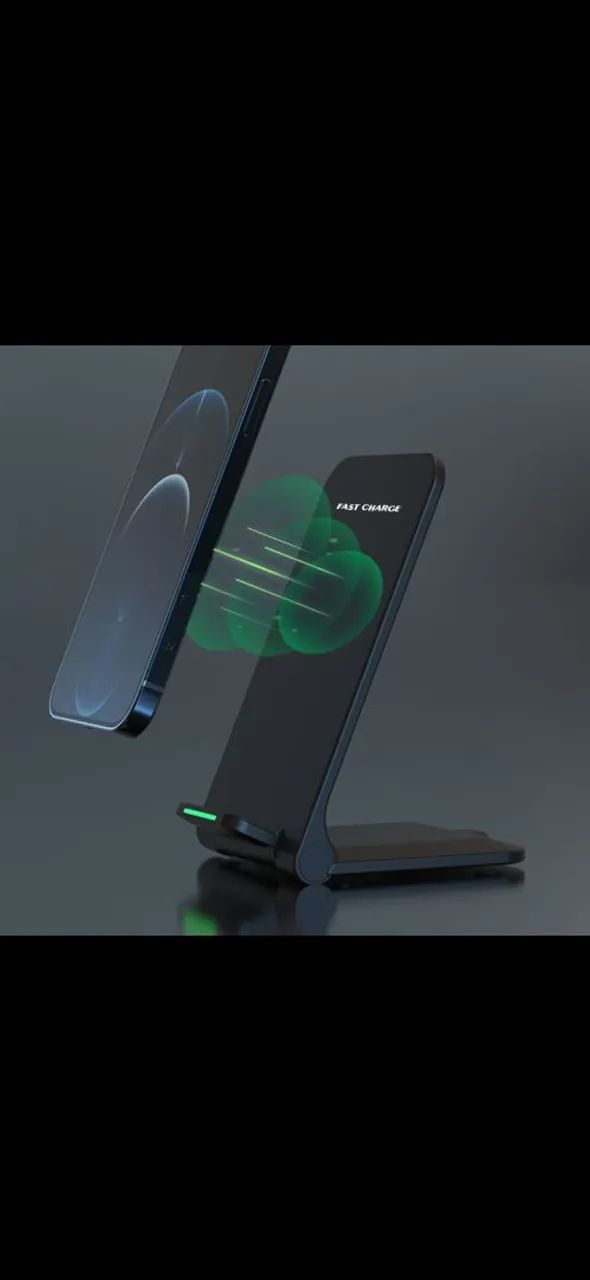 Base de carregamento wireless 30W - iPhone 11, 12, 13, 14 ,15 ,16 Pro - ANDROID - Foto 4