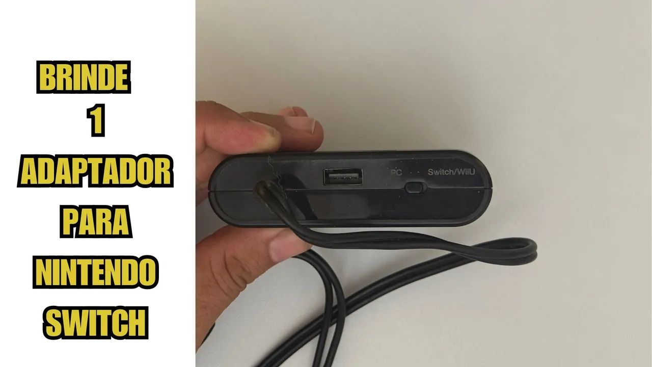 4 Controle GameCube Smash Bros Wii U - Novo - Foto 6