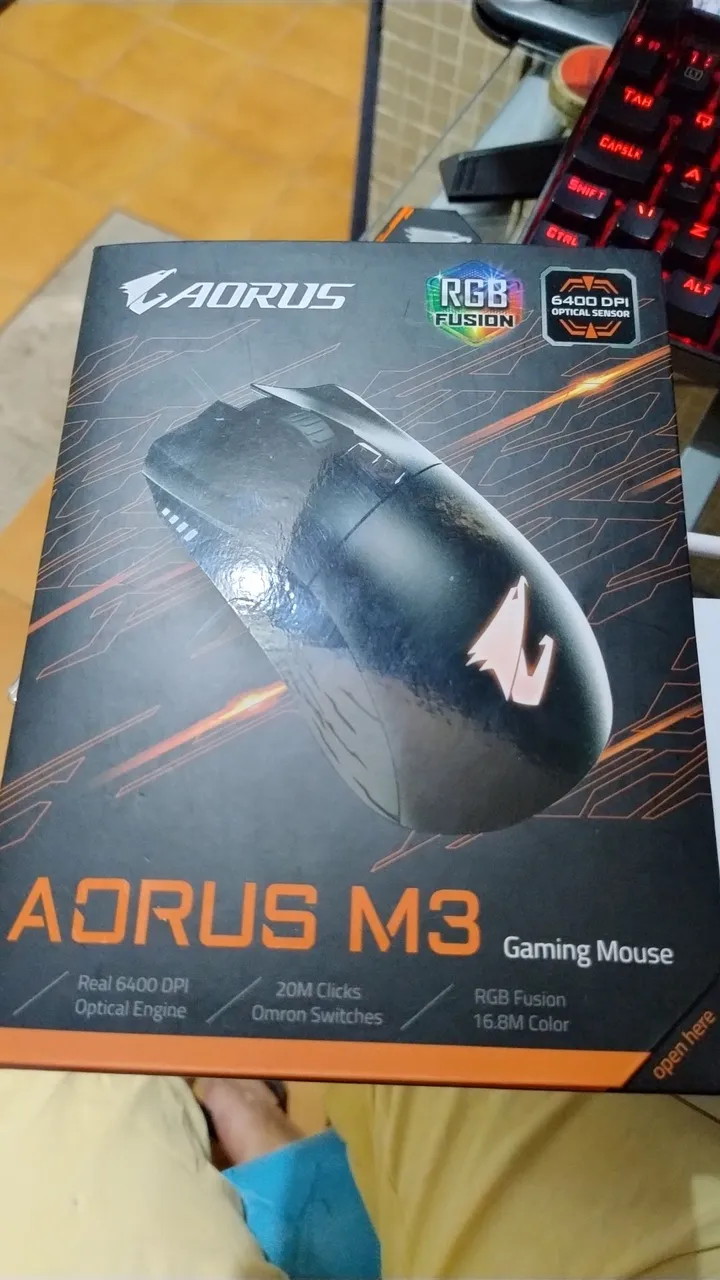 Mouse Gamer AORUS M3 Raridade!