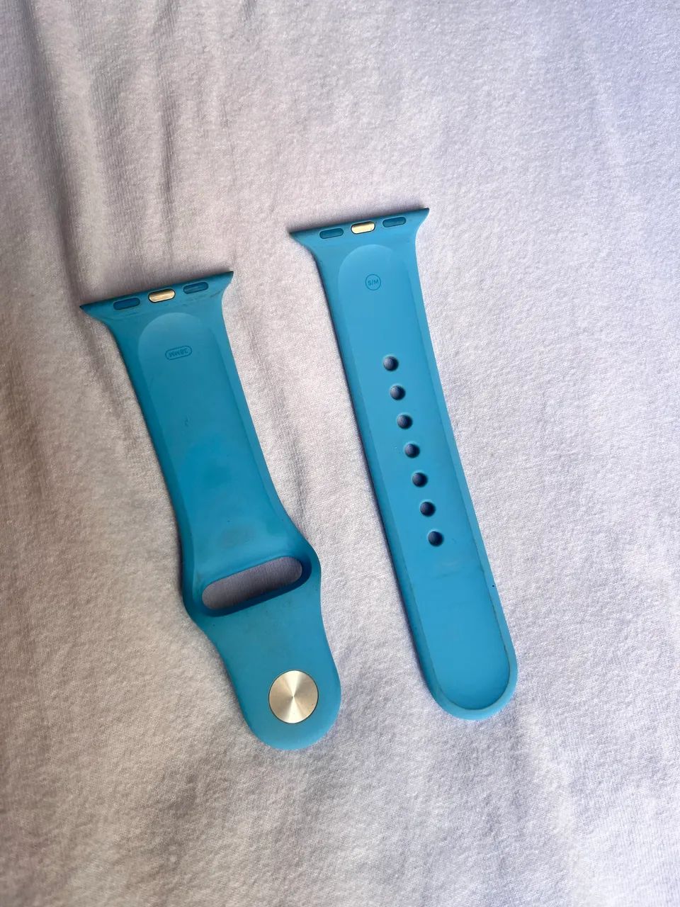 Pulseira Apple Watch original azul piscina  - Foto 3