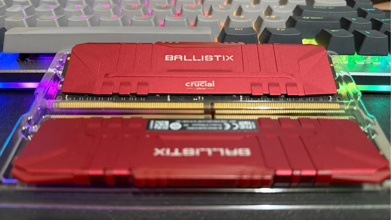 Memória RAM Ballistix Crucial 2x 16GB DDR4 3200mhz 32gb RAM 