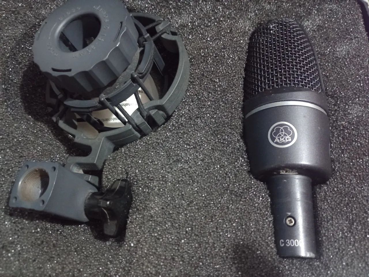 Microfone condensador AKG C3000, com diagrama de alta performance - Foto 4