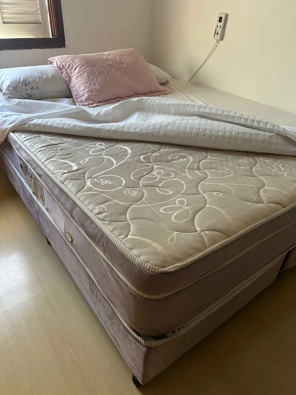 Cama Box Casal com Colchão Ortopédico - Foto 2