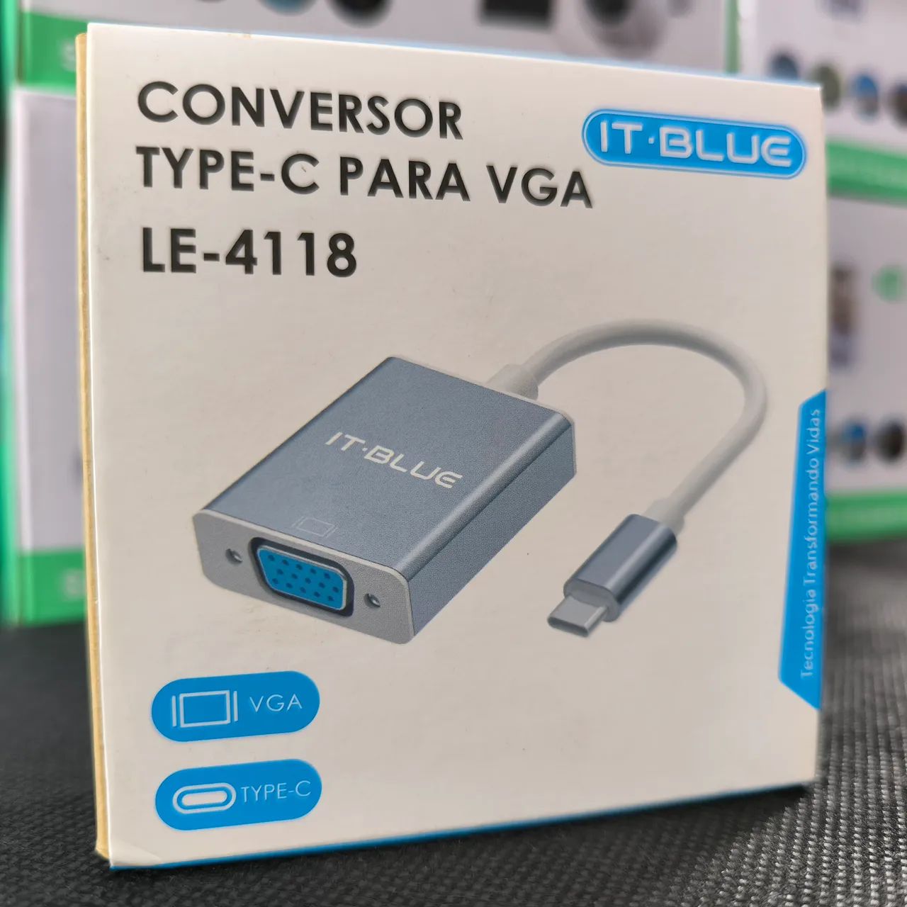 Conversor Type-C para VGA IT-BLUE LE-4118