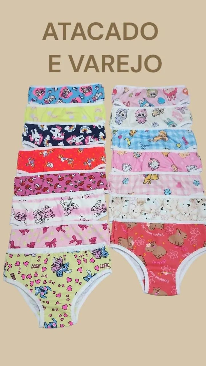 Calcinhas infantil 