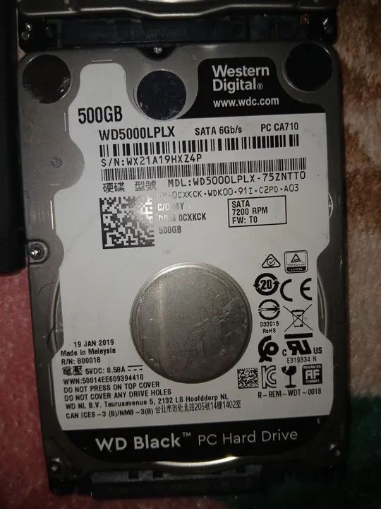 HDs SATA 500GB e 1TB, vários modelos, usados - Foto 4