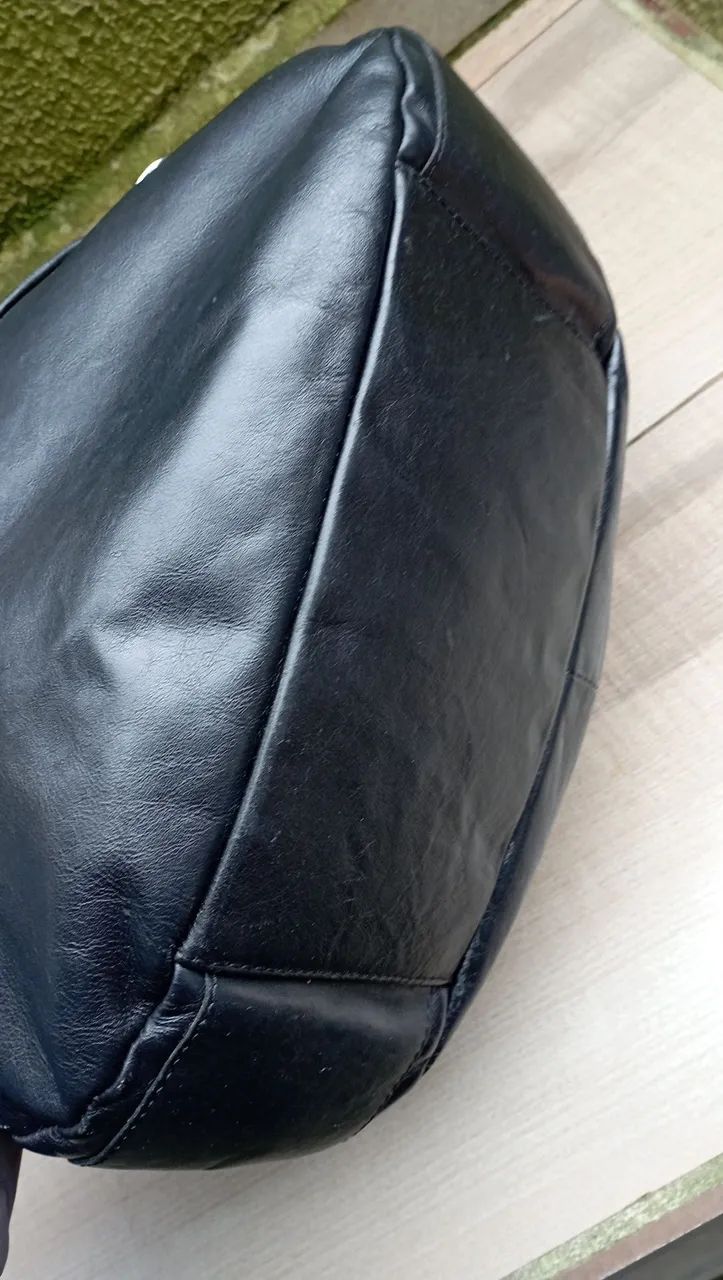 Bolsa de couro legítimo  - Foto 4