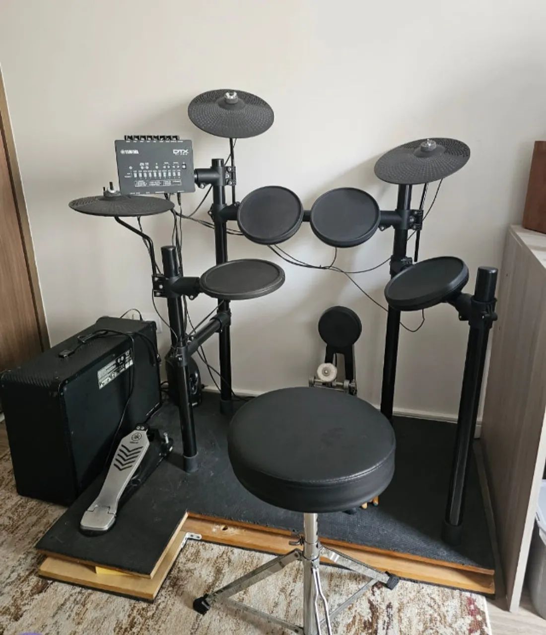 Bateria Eletrônica Yamaha DTX452K - Excelente Estado + Itens Extras