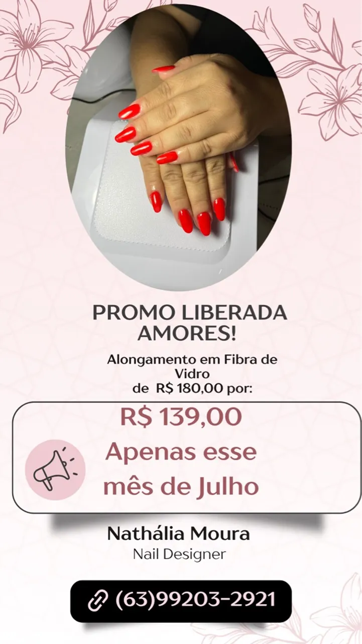 Alongamento de Unha