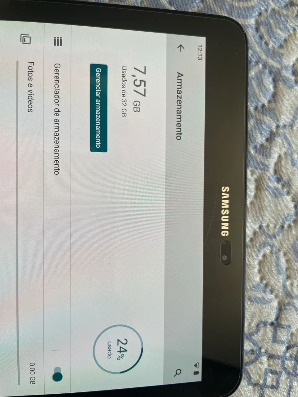 Tablet Samsung MODELO TM-T825 com biometria  - Foto 4