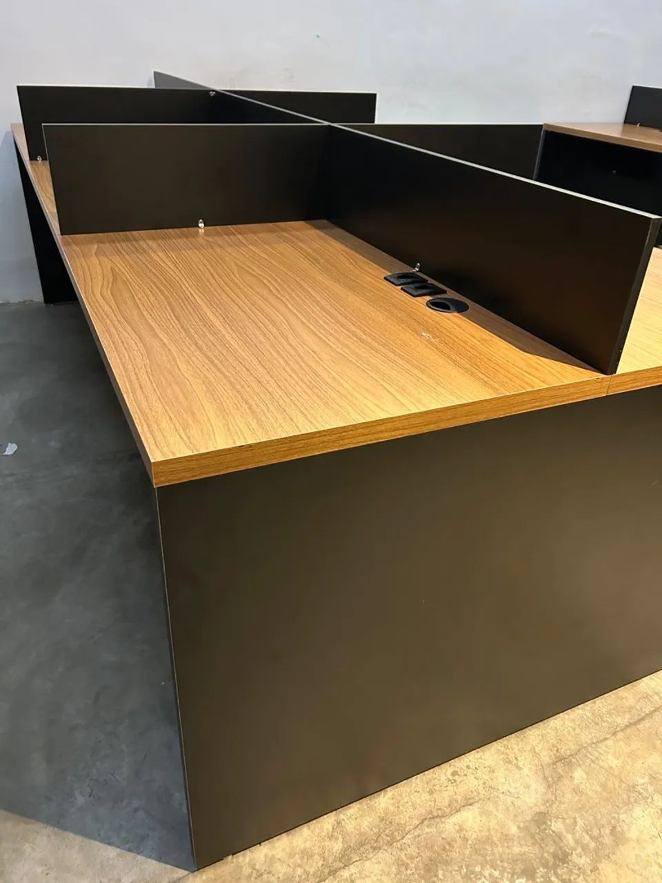 MÓVEIS PARA ESCRITÓRIO ESTAÇÃO DE TRABALHO EM MDF NOVA - Foto 3