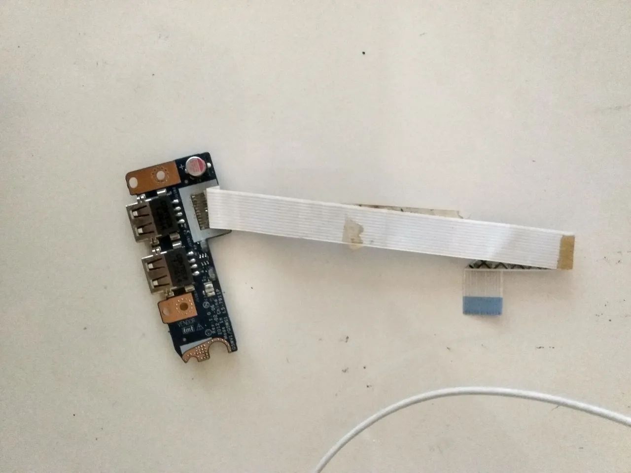 Placa com duas entradas USB para notebook. Modelo cabo flat 455nx6bolot usado - Foto 4