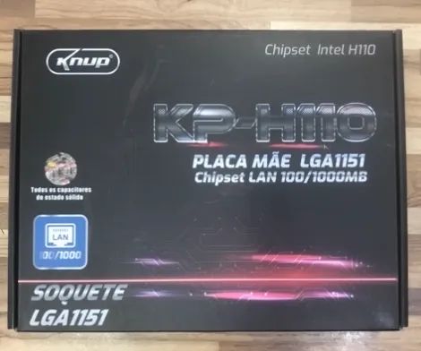 Placa Mãe Lga1151 Chipset Lan 100 Intel H110 32Gb Usb 3.0 - Foto 4