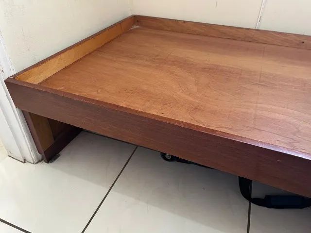 Cama solteiro baixa com colchão Castor, 192 x 84 x 45 cm - Foto 2