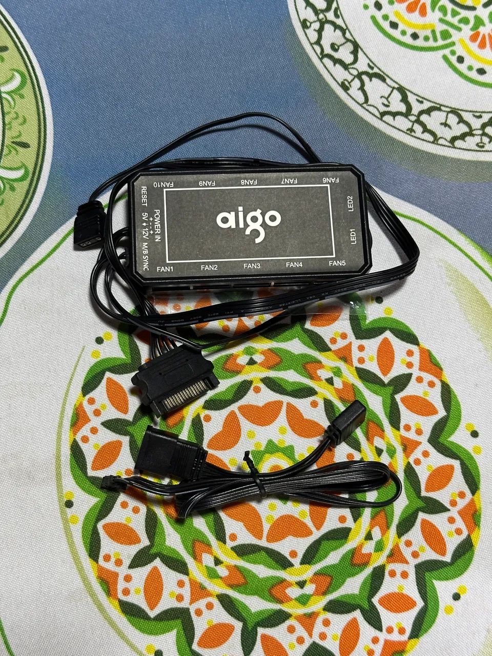 Kit com 8 FANS AIGO AR12 + Controladora AIGO - Foto 5