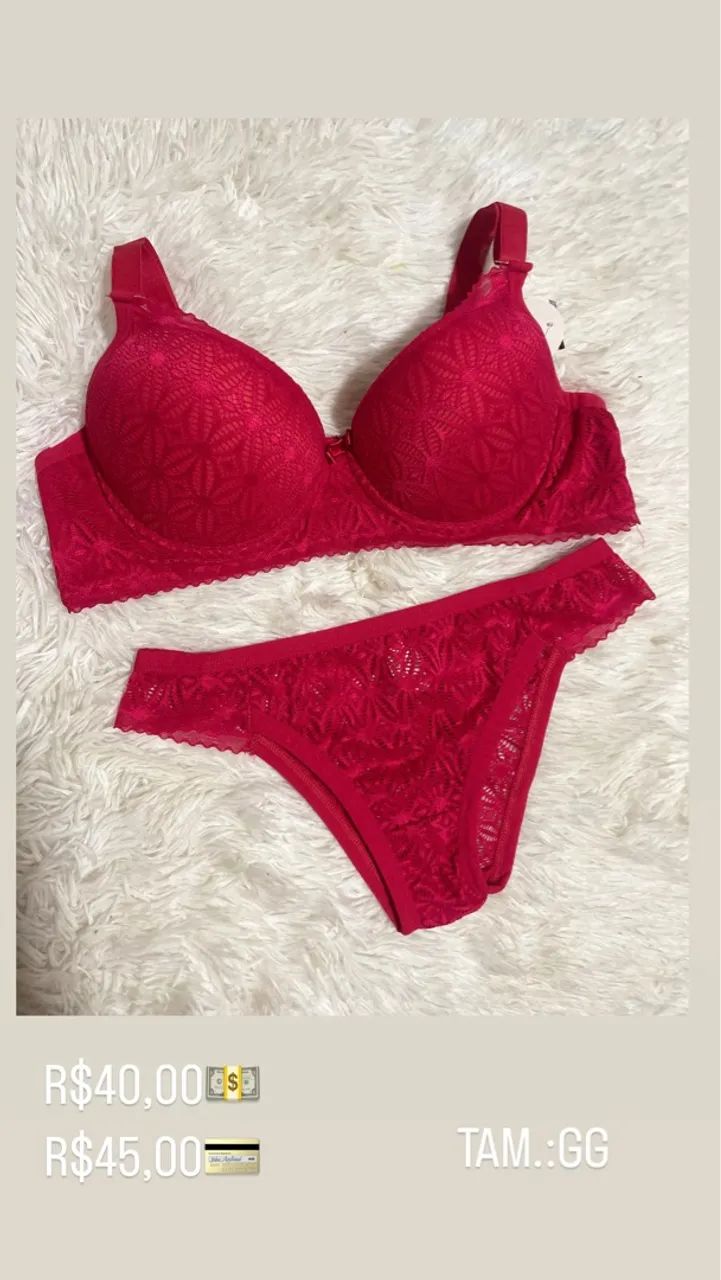 Conjunto lingerie P ao GG - Foto 3