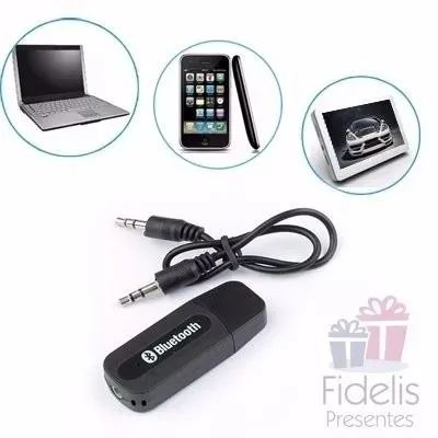 Adaptador De Áudio Chamada E Música Usb Bluetooth Receptor - Foto 4