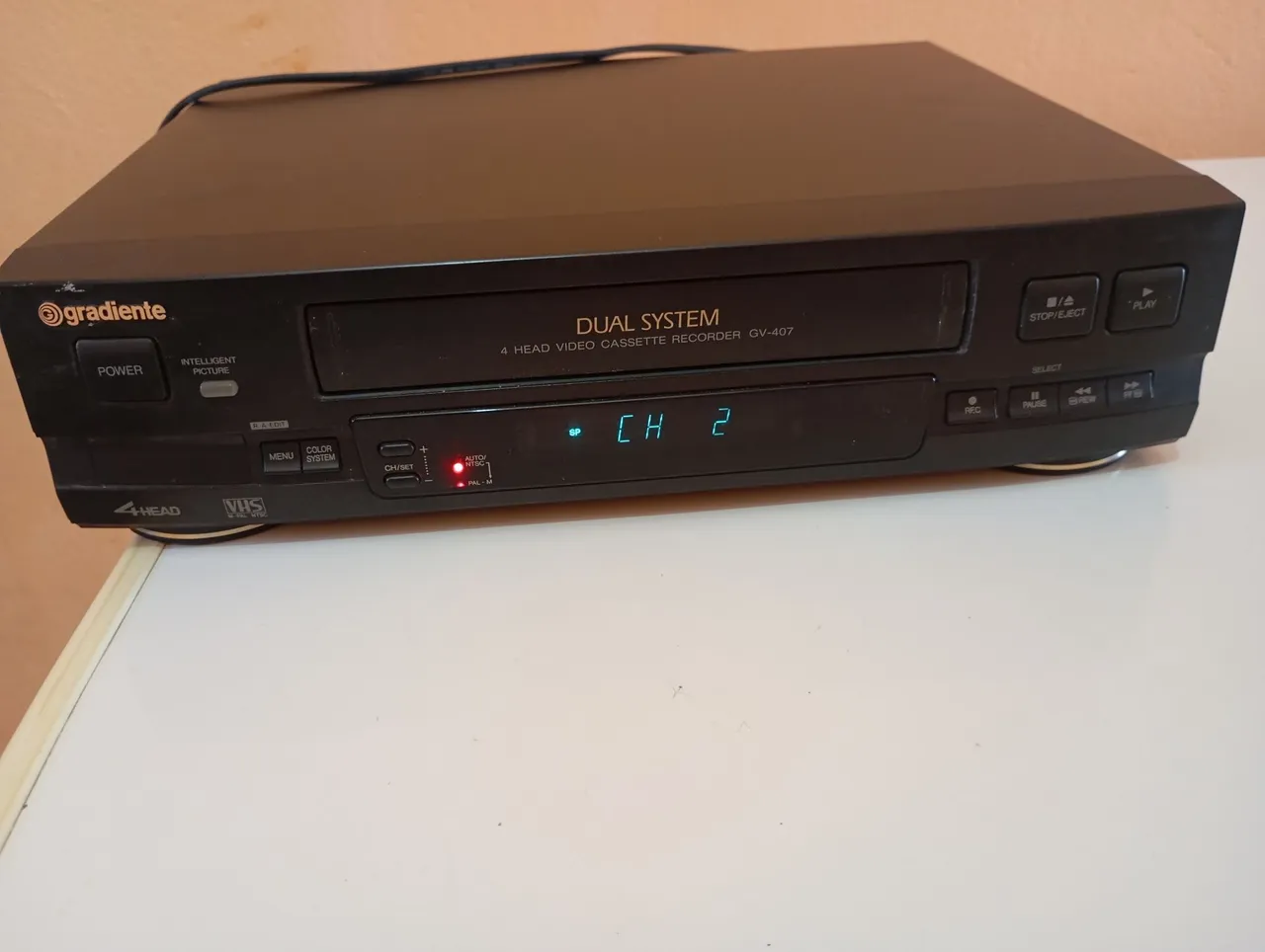 Vídeo Cassete Gradiente Dual System GV-407