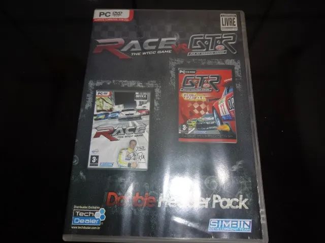 Game Pc Double Header Pack Race Vs. Gtr - 2 Jogos de Corrida