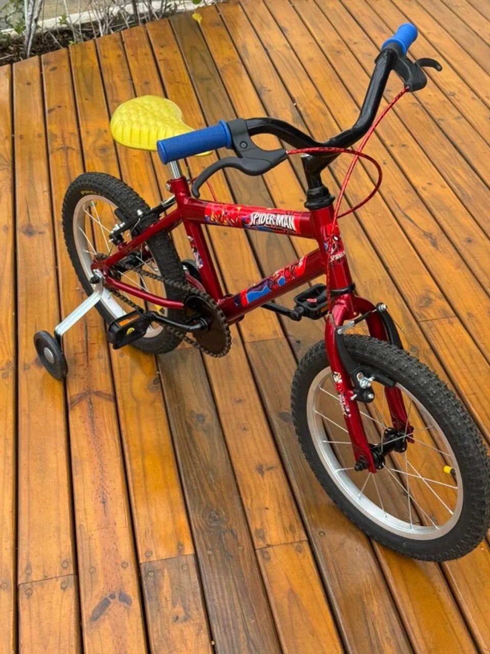 BICICLETA ARO 16 NOVA - HOMEM ARANHA 