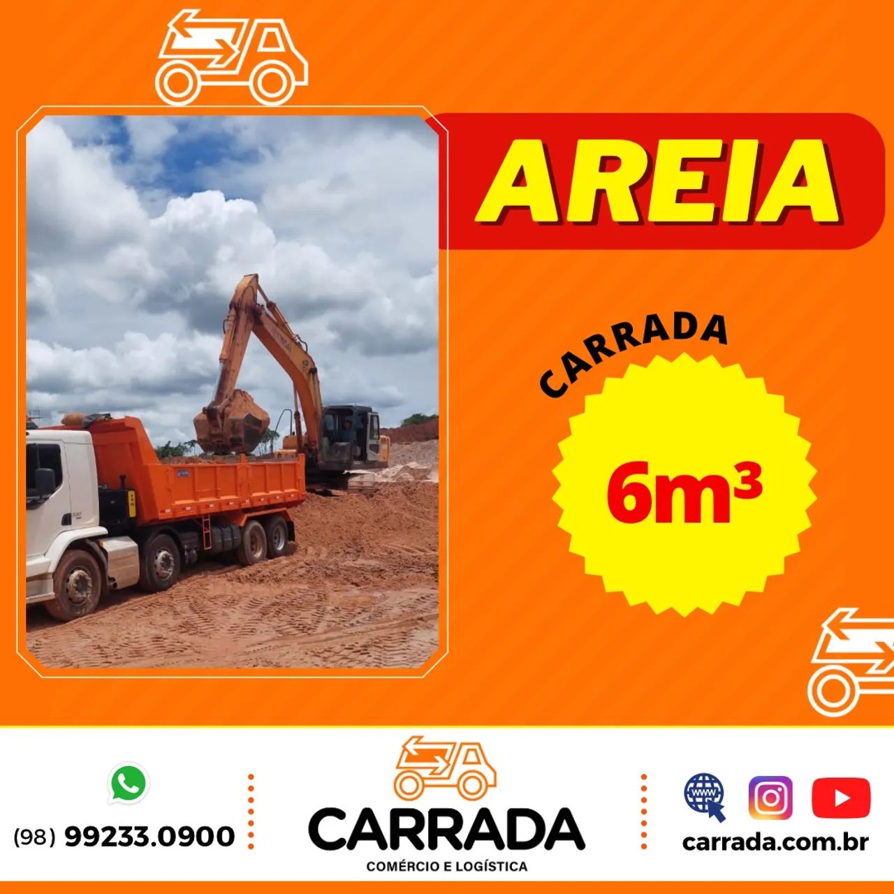 Carrada de Areia - 6m