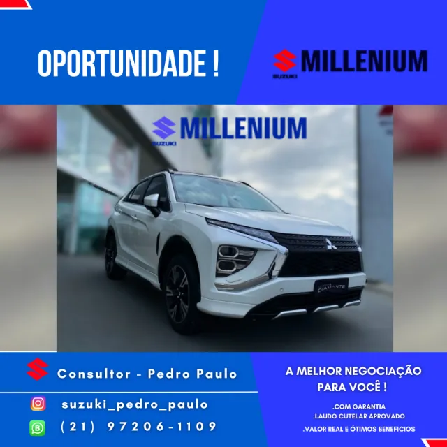 Eclipse Cross 1.5 Turbo HPE-S Awc 4x4 2025 - 23.000 km - FALAR C/ PEDRO PAULO