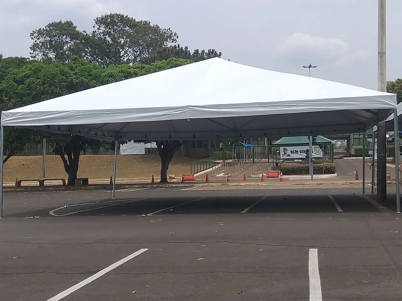 Tendas e coberturas para obra, venda e locação
