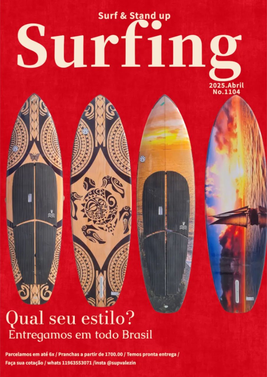PRANCHAS DE STAND UP E SURF