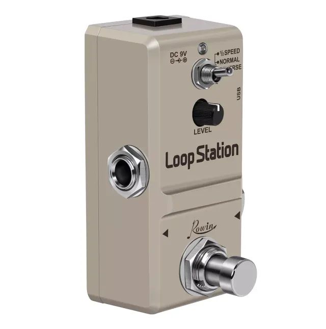 Pedal Looper Rowin Loop Station Gravação Usb 3 Modos - Foto 3