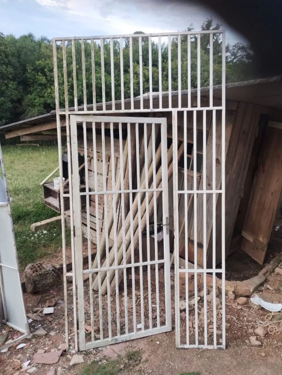 Grade de proteção cm portão 
