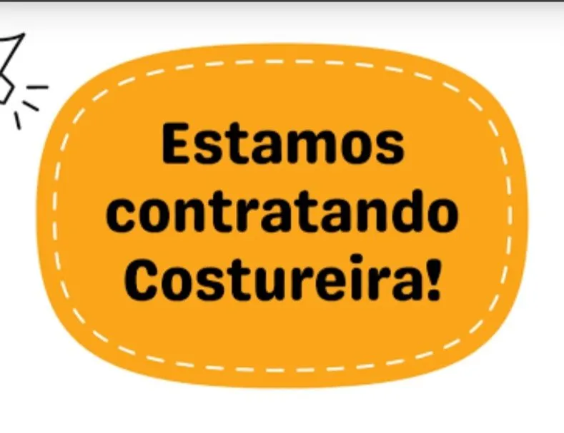 Vaga para costureira