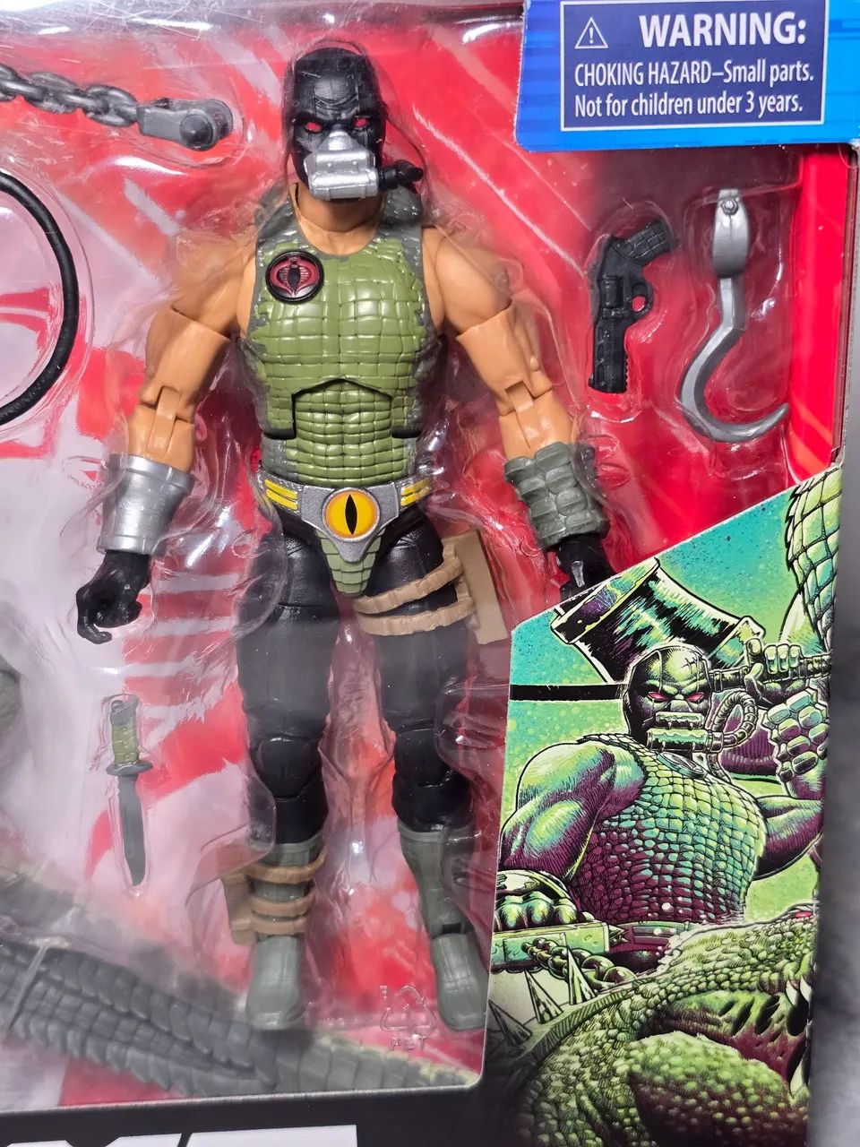 G.I. Joe classified Croc Master e Fiona lacrado hasbro - Foto 4