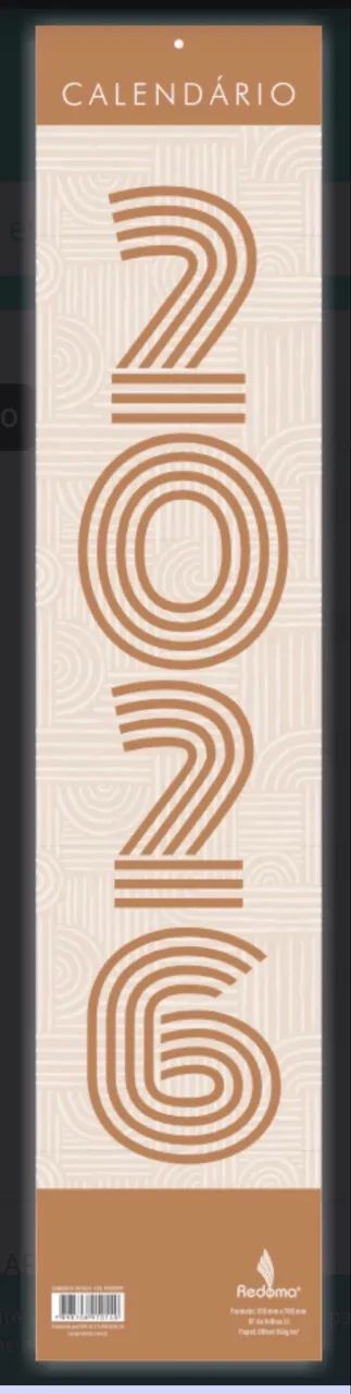 Calendário Vertical - Foto 2
