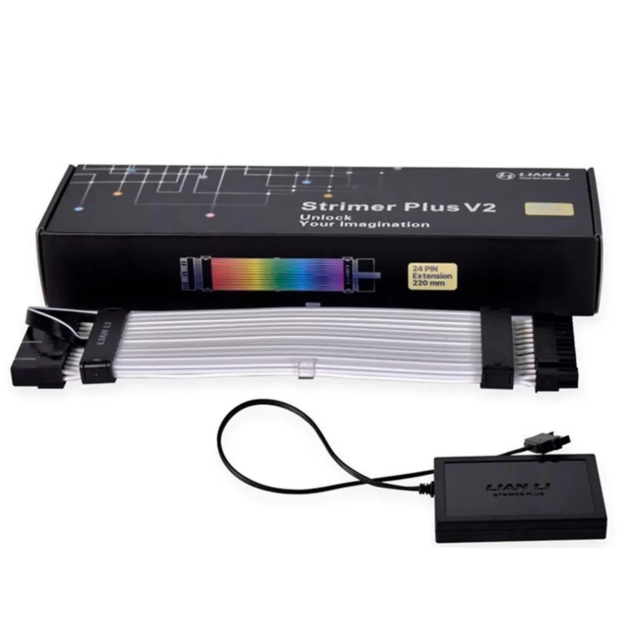 Lian-Li Strimer Plus V2 24 Pin With Controller!64407619860609120