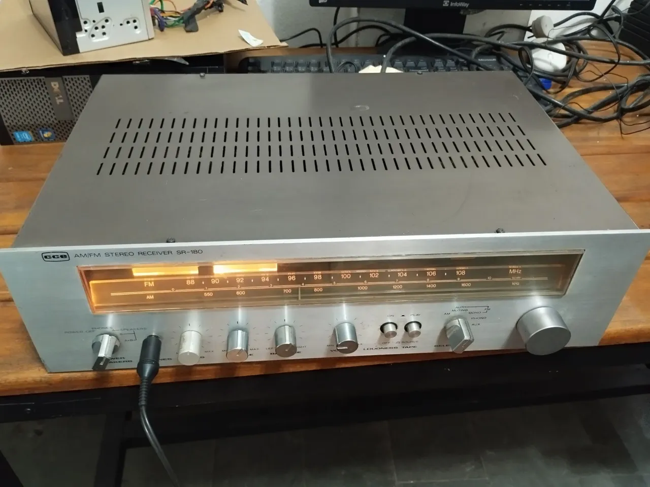 RECEIVER JAPONÊS EM AÇO ESCOVADO**** TOP