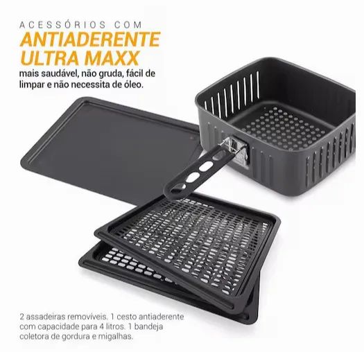AirFryer Oven 12L 127V Philco PFR2200P - Foto 4