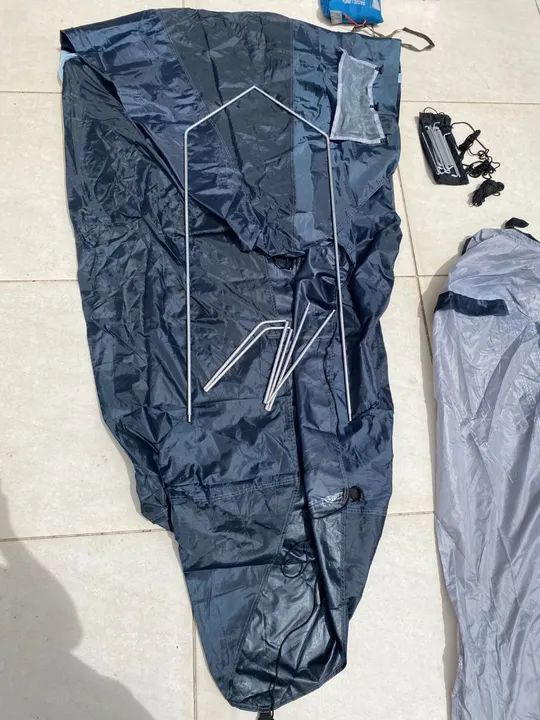 Barraca de trekking super leve Bivak 1 - Da Trilhas e Rumos  - Foto 3