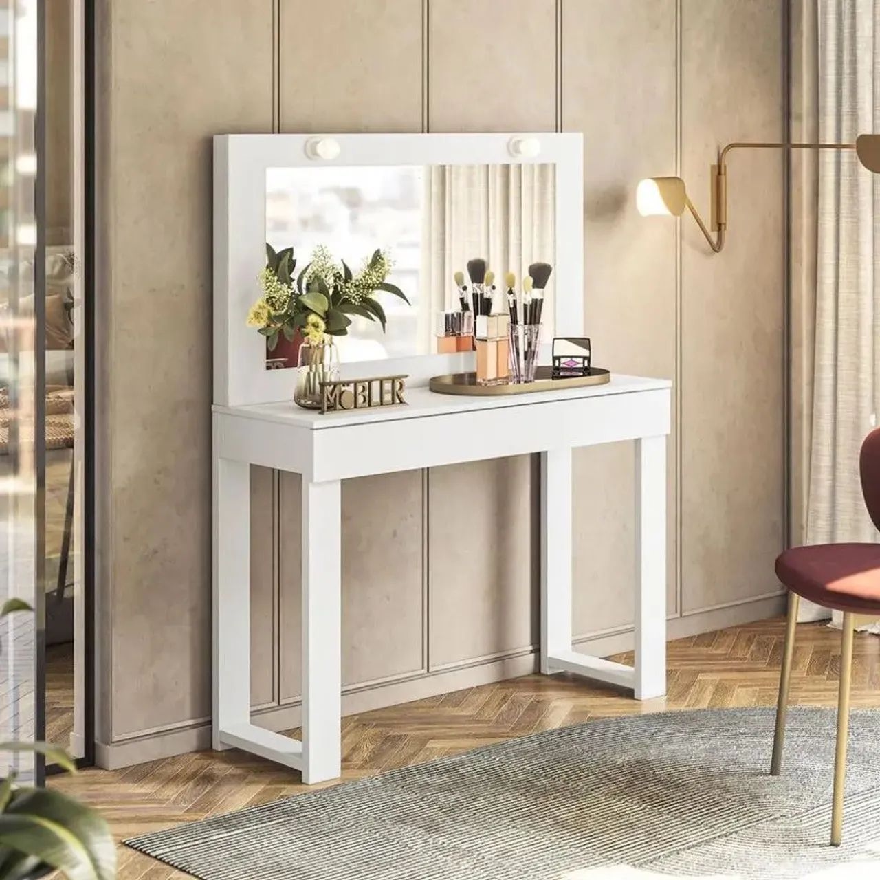 Penteadeira Camarim Escrivaninha Gala Pronta Entrega 