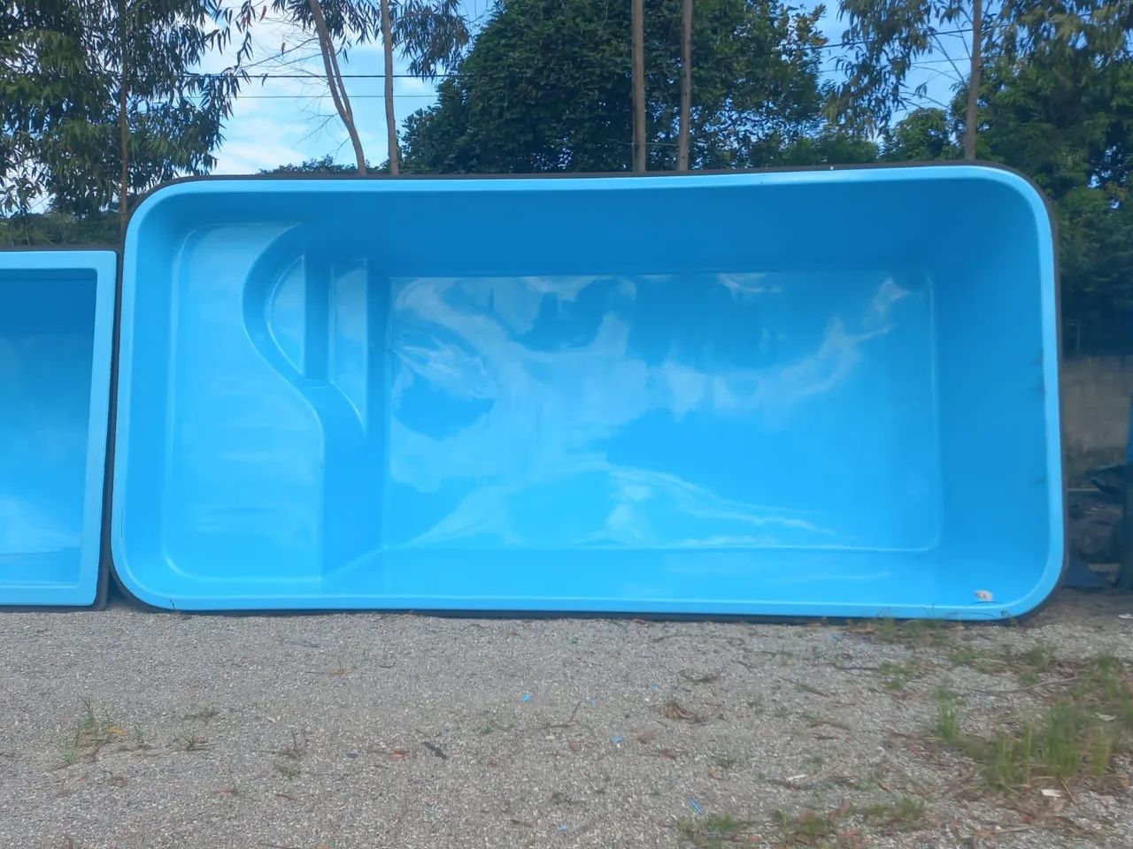 Piscinas de fibra direto de fábrica, completas e instaladas com deck  - Foto 5