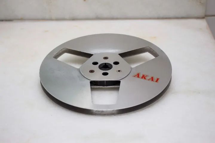 7-inch AKAI Brand Metal Reel for Reel-to-Reel Recorder