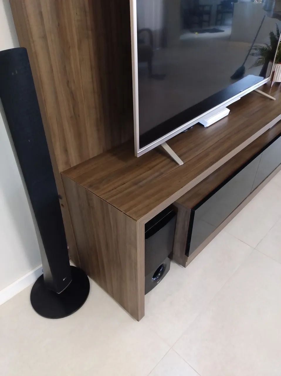 Rack para TV com Painel - Usado  - Foto 4