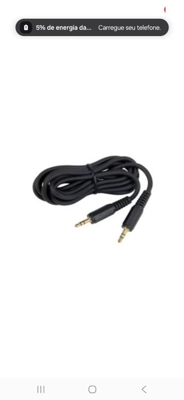 Lote 10 Cabos audio p2xp2 1.5mt