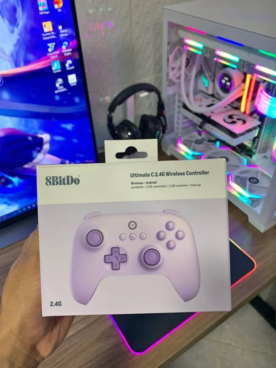 Controle Gamer Sem Fio 8bitdo Ultimate C Lacrado - Foto 2