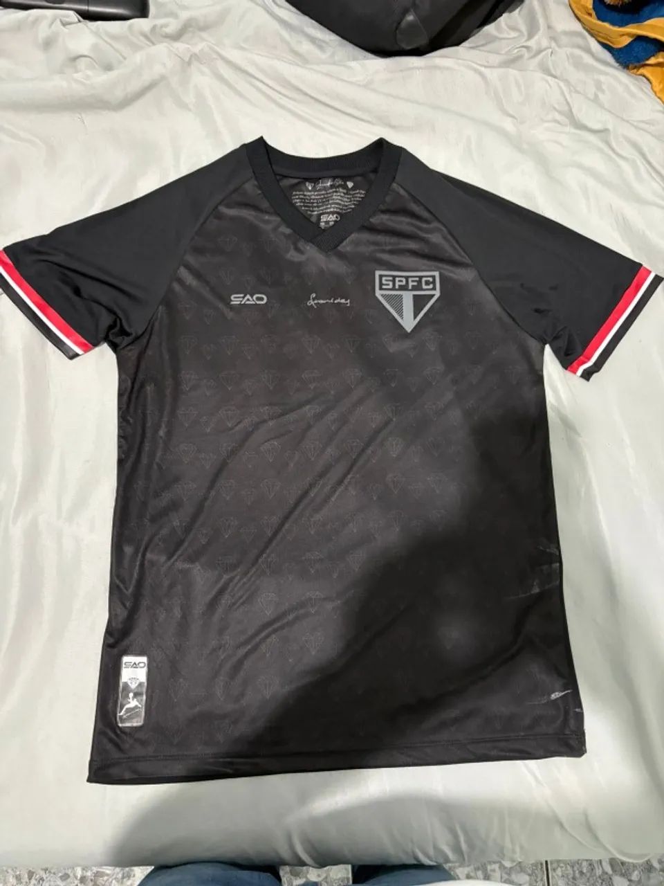 Camisa São Paulo Leônidas da Silva 24/25 Torcedor Masculina - Preto