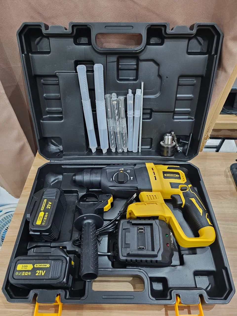 Martelete Bomvink 21V - Kit Completo!