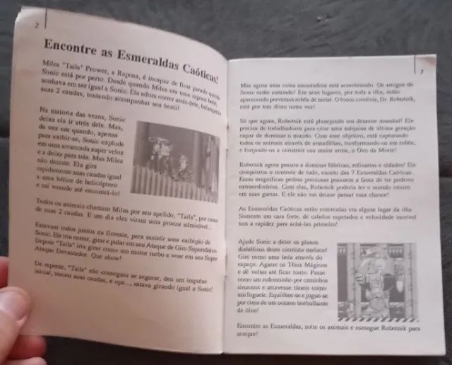 Manual Original Sonic 2 Mega Drive Tec toy - Foto 3