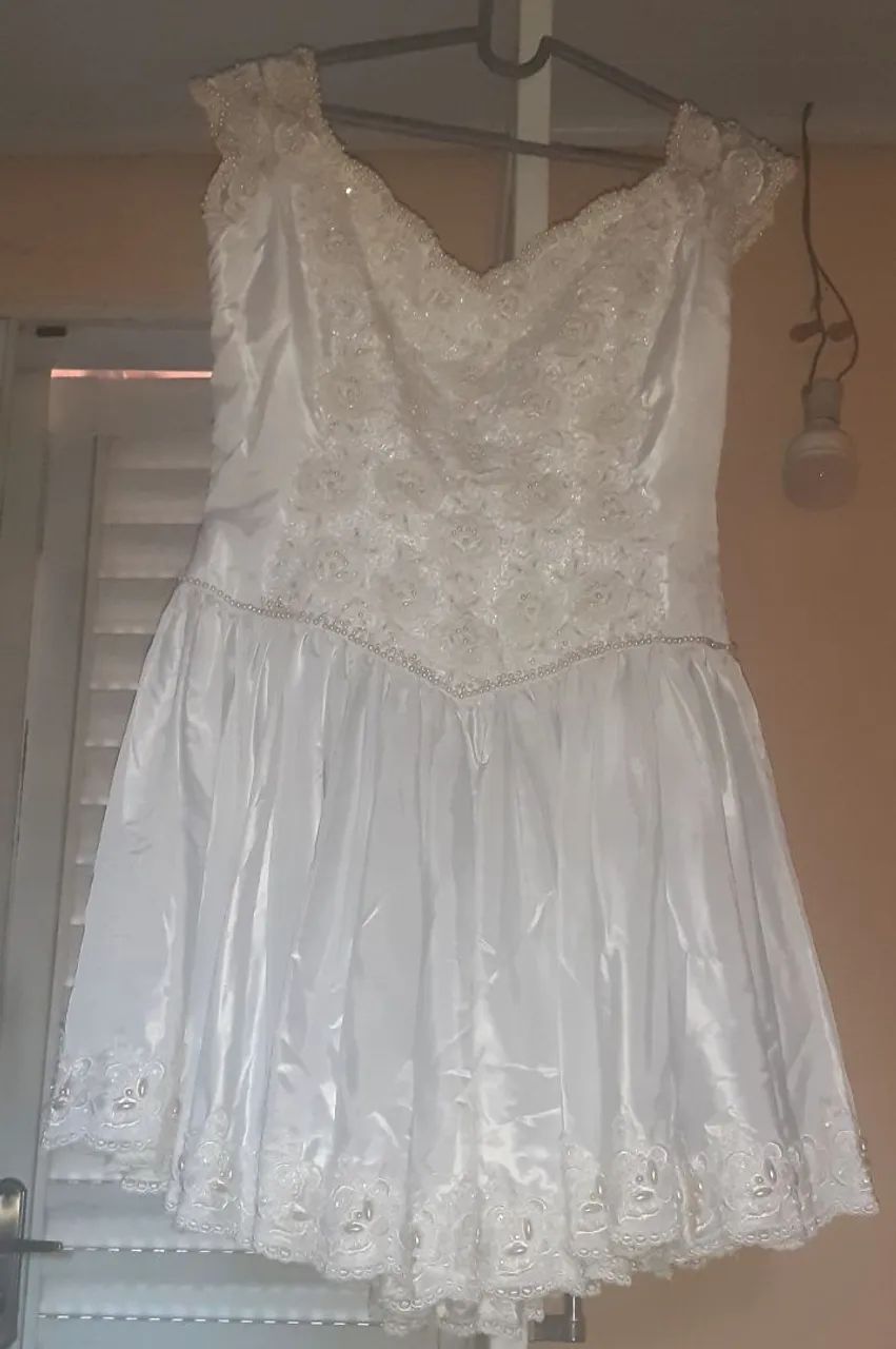 Vestido para Dama,bordado em pedraria